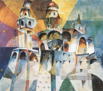  ivan peintre - cloches ivan la grande cloche 1915 Aristarkh Vasilevich Lentulov cubisme abstrait